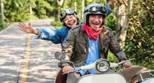 Retirement couple image