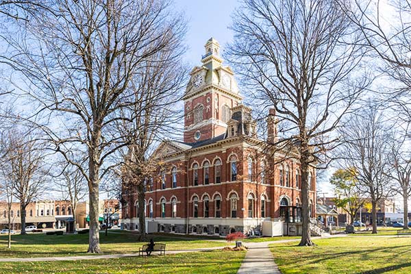 Lagrange, Indiana courthouse.